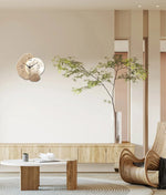 horloge murale moderne imitation pierre naturelle aiguille quartz beige minimaliste