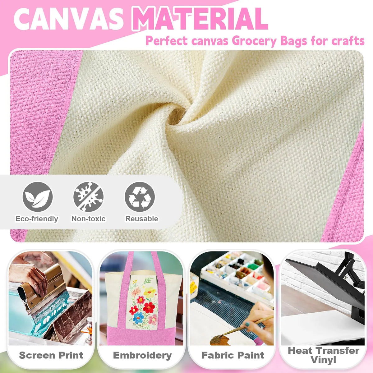 sac main toile blanc bleu marine classique poche externe détachable plage réutilisable fêtes mariage