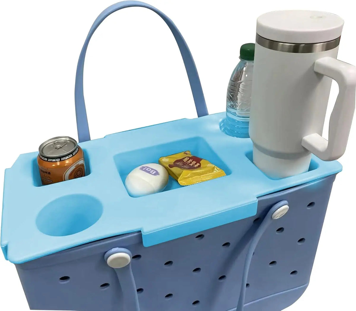 support sac main vert pastel respectueux environnement utilisation multiple moderne deux tasses stanley