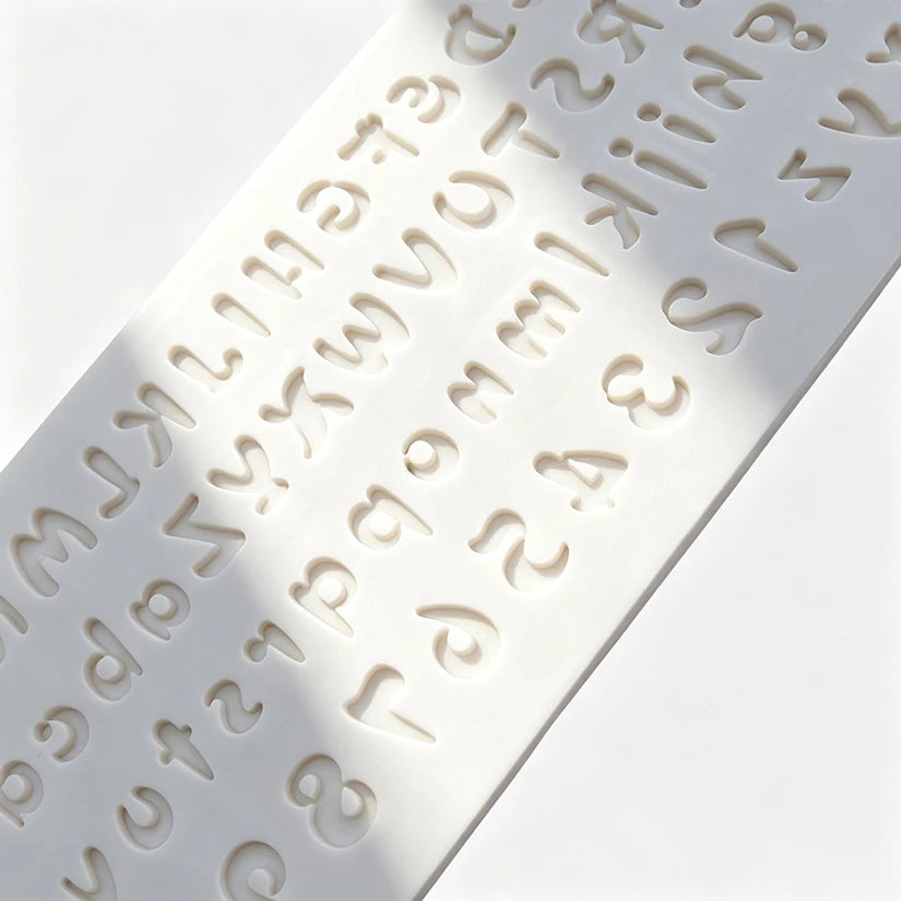 moule silicone alphabet chiffres gateaux decoratif lettres numeriques fondant cupcakes deco