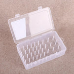 boîtes rangement fil transparentes pratiques modernes poignées bobines couleurs diverse outils couture broderie
