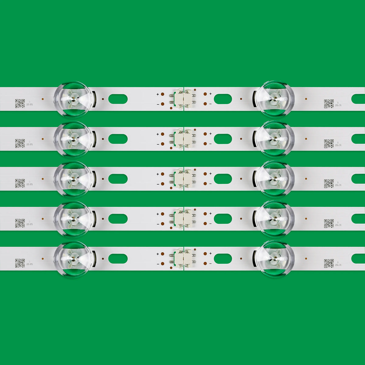 bande lumineuse led blanc moderne connecteur électrique qr code
