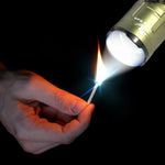 lampe torche zoom télescopique rechargeable 3000lm éclairage extérieur camping