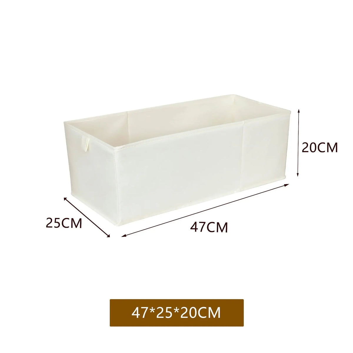 boîtes rangement tissu beige moderne opaques étroites longues sous lit chambre salon buanderie