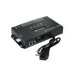 contrôleur led rgb ports noir industrielle carte sd câble alimentation boutons