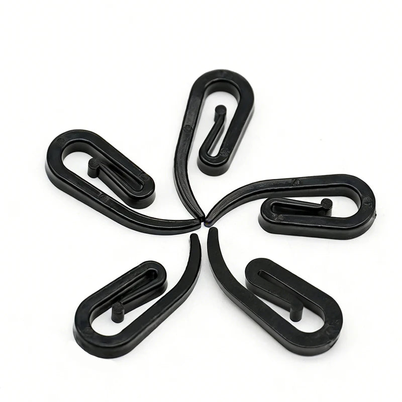 clips suspension noir tringle rideau polonais voies accessoires décoration intérieure moderne