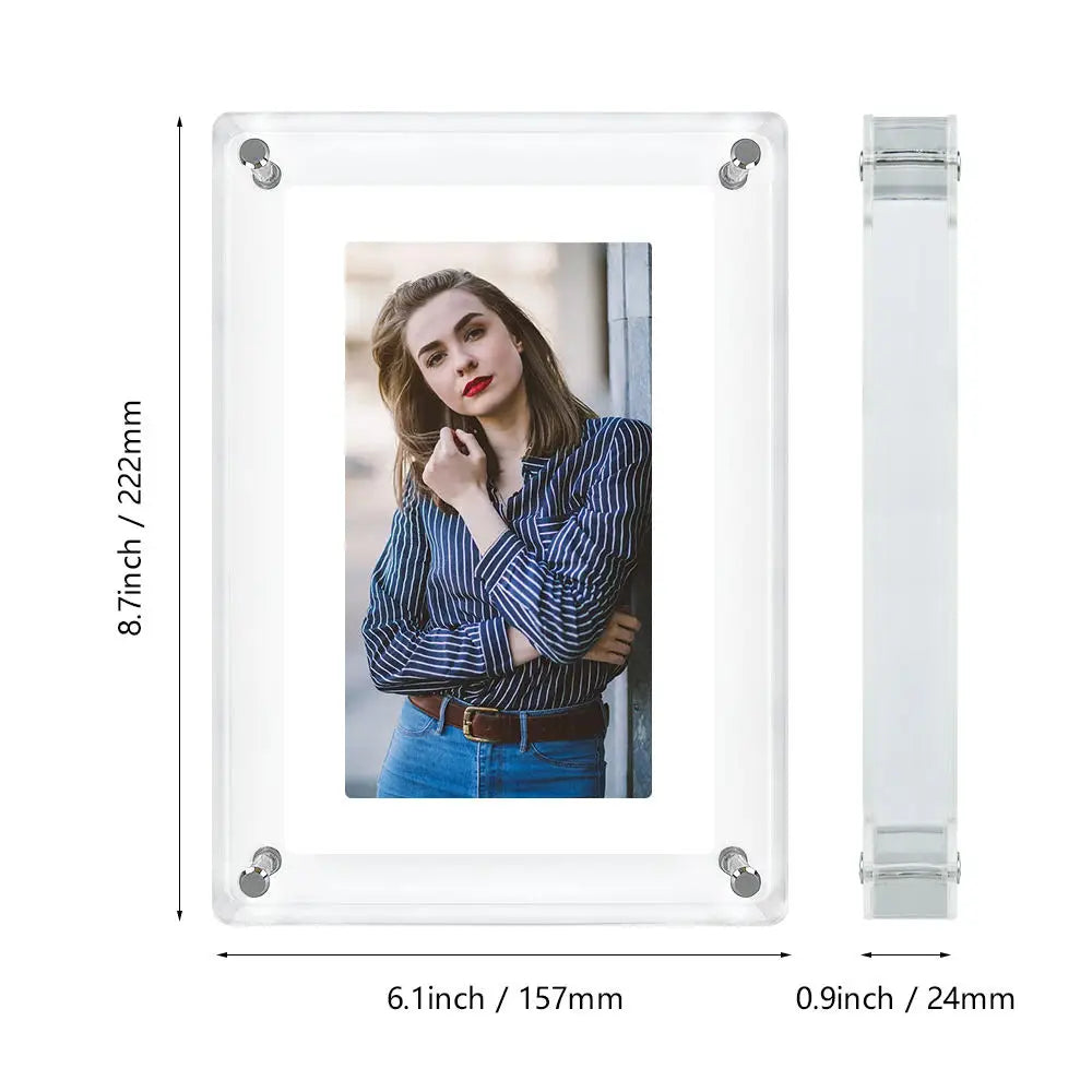 Comparaison du cadre photo numérique acrylique avec d'autres décorations