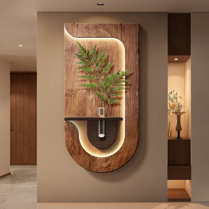 Détail de l'applique murale avec éclairage LED variable