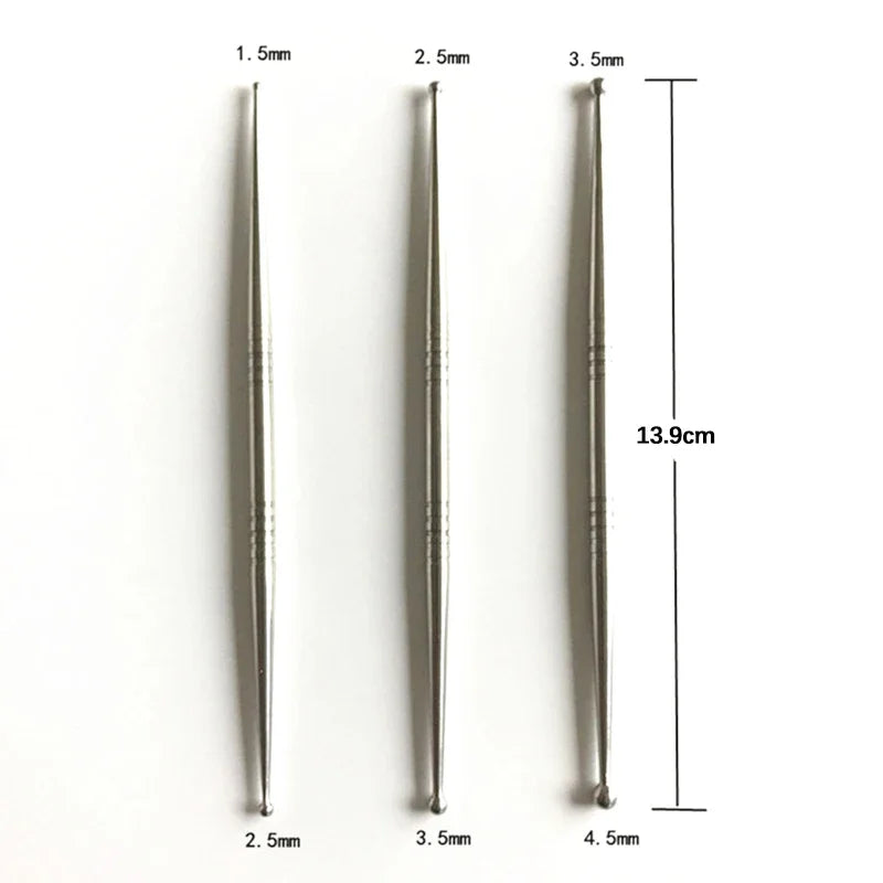 outils modelage argile acier inoxydable sculpture céramique polymère lisses opaques utilitaires 152mm 4mm