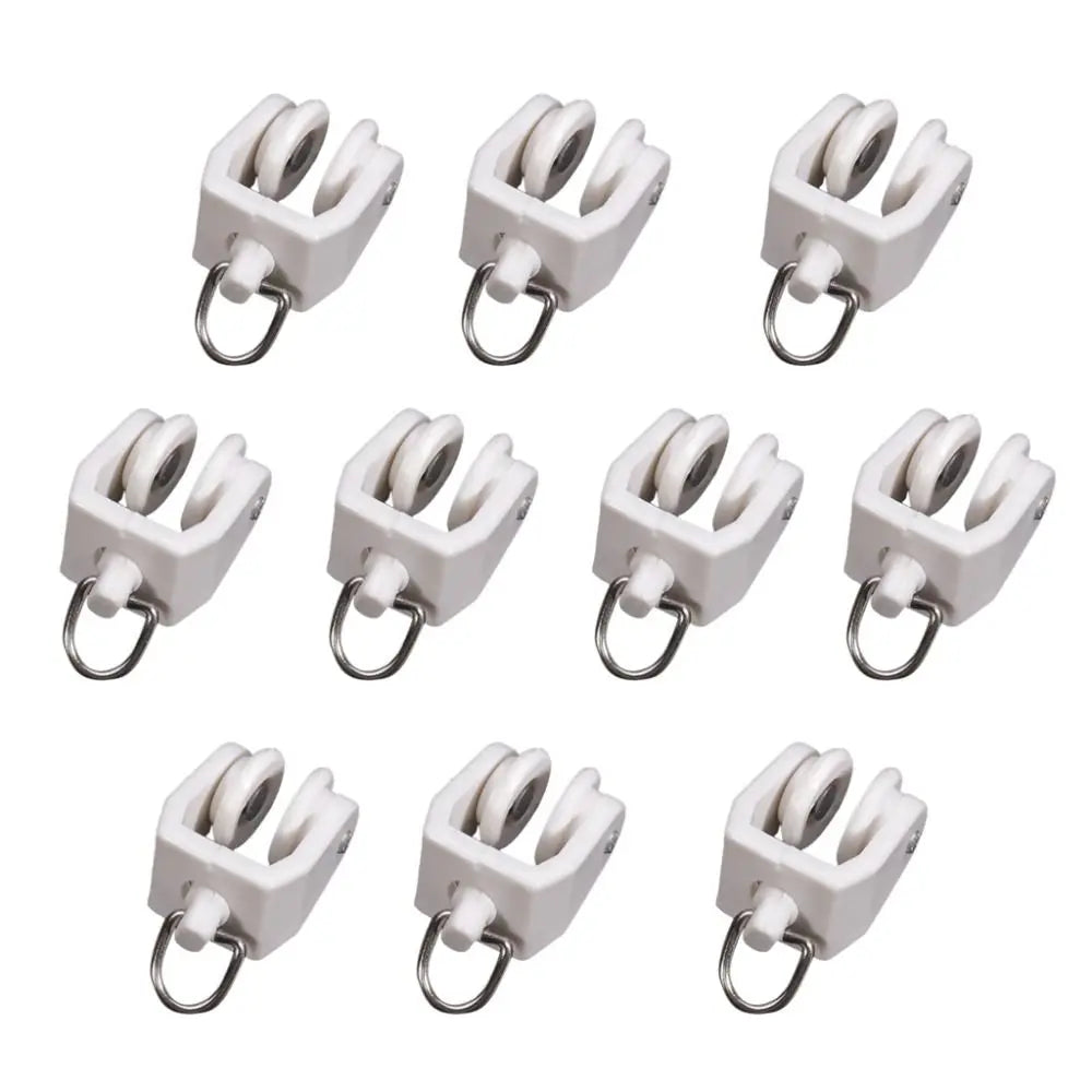 clips rideau blanc modernes rondeles metalliques opaques anneaux