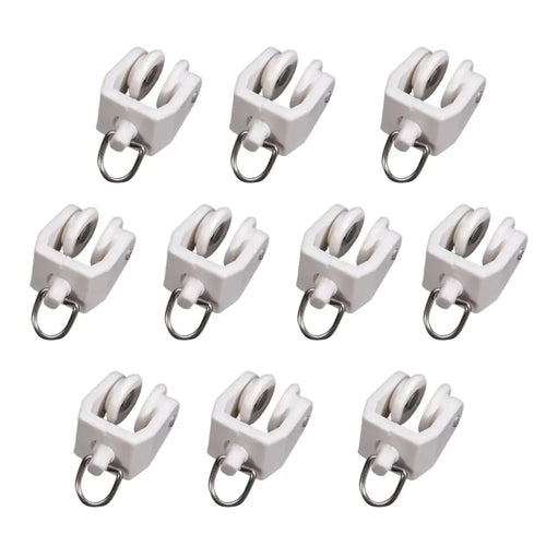 clips rideau blanc modernes rondeles metalliques opaques anneaux