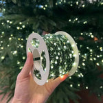 guirlande lumineuse led noel 5m 10m 20m fil cuivre vert moderne télécommande usbDecorationNoelBatterieSèche