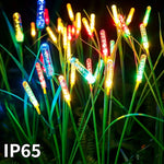 guirlande lumineuse solaire multicolore moderne étanche extérieur allée jardin patio decoration