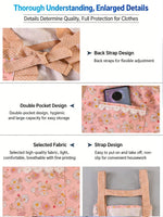 tablier cuisine toile fleurs petite pois gris rose vintage ajustable femmes