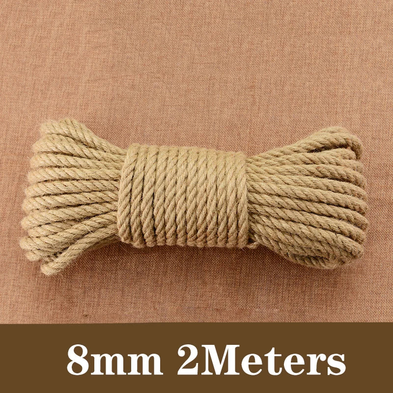 corde macramé coton blanc naturelle décoration murale artisanale bricolage rustique textile