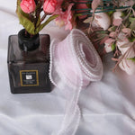 rubans décoratifs organza bleu clair rose violet vert blanc rubans pliés nœuds mariage fiançailles