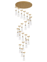 suspension lumineuse ornementale moderne 12 25 lumières pierre verre marbré or blanc noir