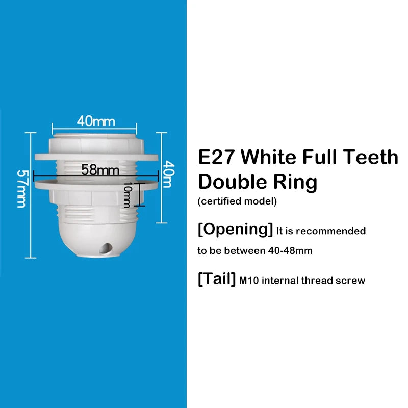 ampoules led e14 e27 blanc noir anneau fixation moderne sans visibilité fixe