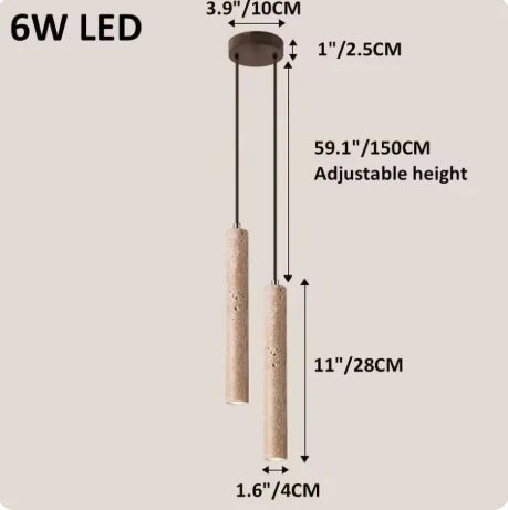 lampe suspendue pierre beige clair minimaliste moderne suspension salon cuisine chambre