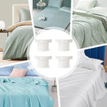 supports drap adhésifs invisibles anti dérapants moderne pièces gris blanc fixations chambre coucher