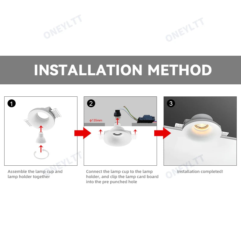 Spot LED GU10 blanc mat moderne clips facile 249 2000 lumens