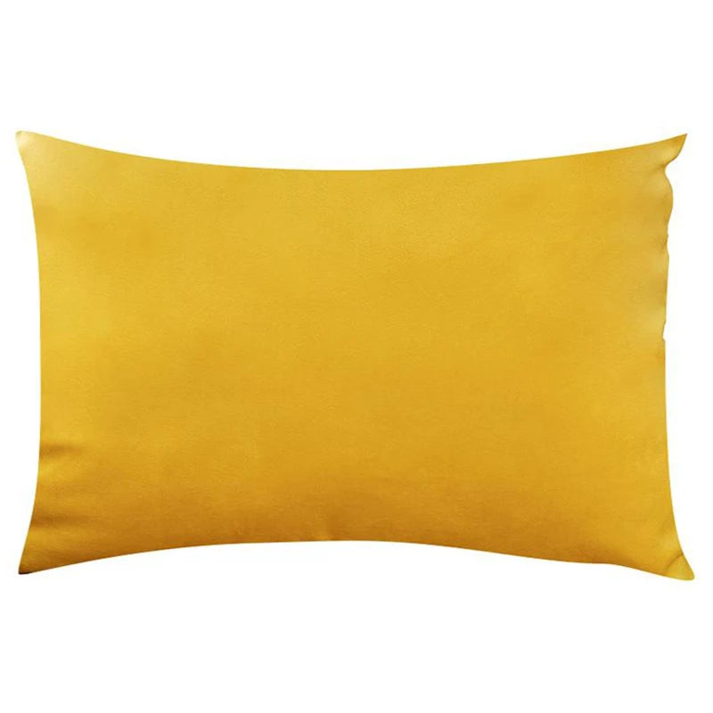 housse coussin velours décorative canapé salon moderne nordique gris vert