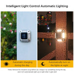 lampe solaire extérieure moderne argentée noire ip65 led autoinstallation vis fixations