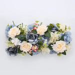 décoration murale couronne fleurs artificielles classique intérieur anniversaire mariage vert rose blanc