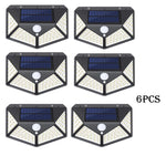 lampe murale solaire motion sensor led moderne extérieure ip65 garage jardin porte