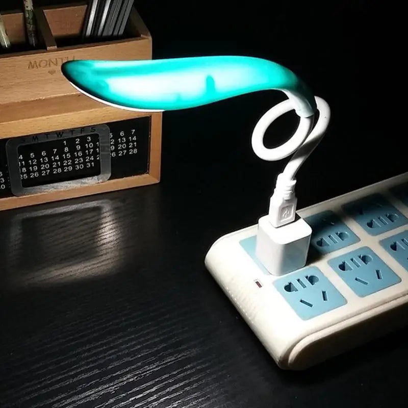 lampe usb flexible éclairage rgb blanc rose bleu turquoise moderne minimaliste trois intensités basse