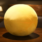 coussin rond velours rayures colorées moderne doux mousse pe amovible lavable adultes chambre lit