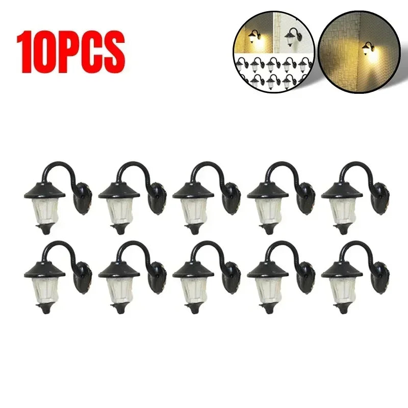lampes flexibles adhésives modernes noires transparentes diy décoration maison jardin 10pcs