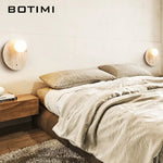 lampe murale moderne bois naturel texture grunge éclairage chambre entrée fixée mur
