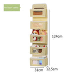 sac suspendre moderne gris beige poches fenêtres transparentes organisation chambre bain