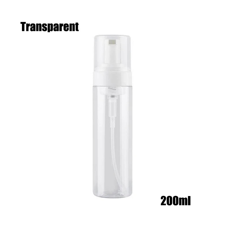 bouteilles mousse transparentes blanches pompe 30ml 50ml 60ml 100ml 150ml 200ml rechargeables cosmétiques