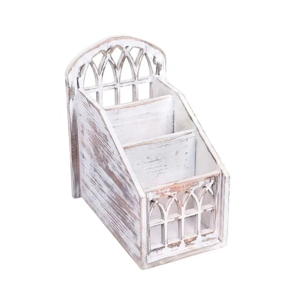 porte radios rustique gothique texture bois motifs géométriques couleurs brun gris noir