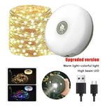 lampe camping led flexible rechargeable aimantée blanc noir multifonctionnelleextérieur chambre tente