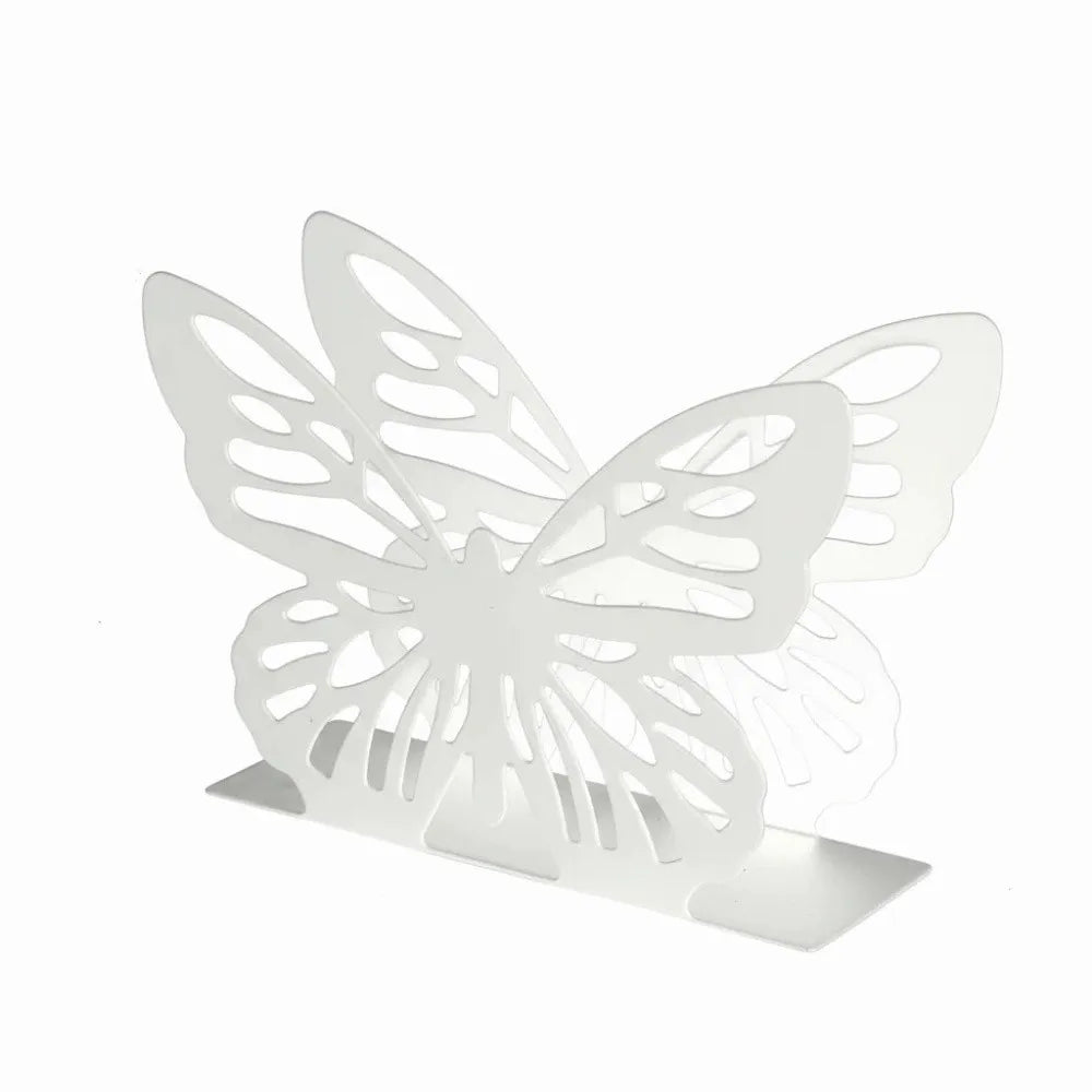 porte serviettes créatifs 3d papillon noir jaune doré blanc clips serviettes rangement vertical original