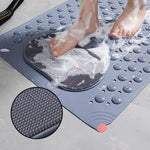 tapis bain pvc antidérapant vert clair texture cercles picots moderne sécurité douche