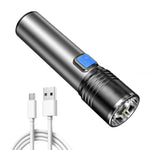 lampe torche uv rechargeable led gris noir 5w zoomable certifications ccc fcc rohs ul