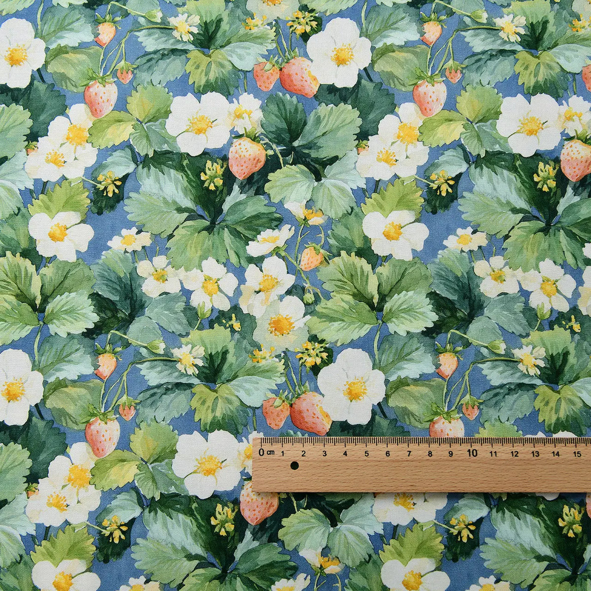 tissu coton imprimé floral vintage motifs champêtres opaques bricolage popeline 145cm DIY