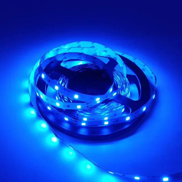 ruban led flexible ip65 étanche 5m blanc rouge vert bleu rvb adhésif moderne