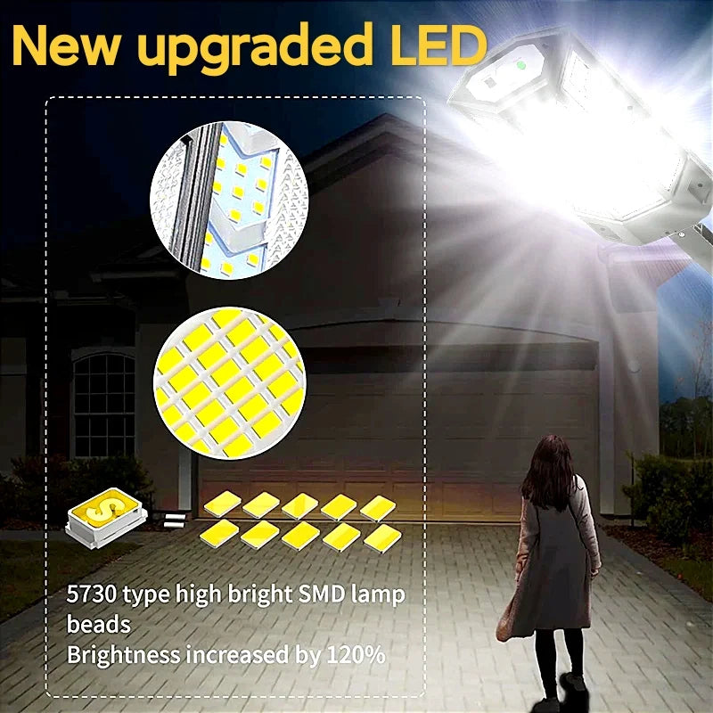 lampe solaire détecteur mouvement extérieure moderne applique murale ip65 led noir autoinstallation sécurité jardin