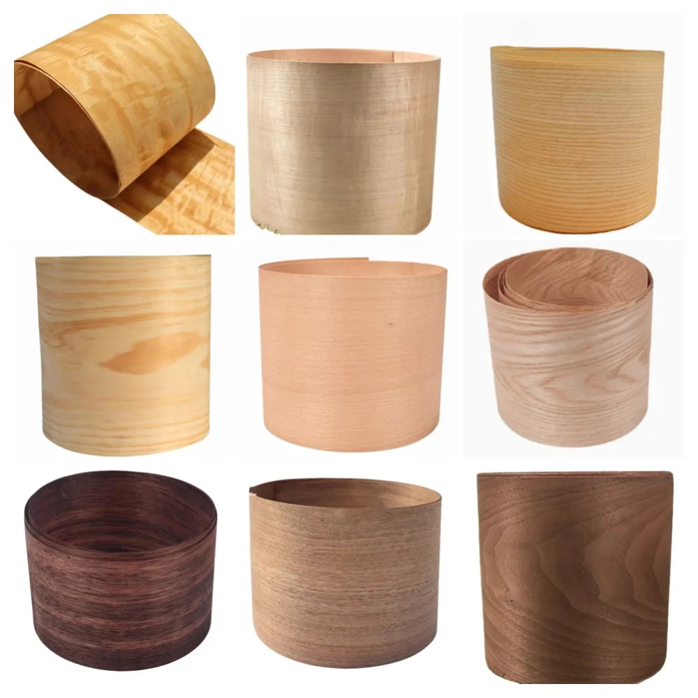 feuilles bois naturel rectangulaires cache pot minimaliste rayures horizontales brun clair marron foncé decoration