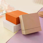 boîtes bijoux carton présentation classique gris beige rose clair vert olive orange multiples compartiments