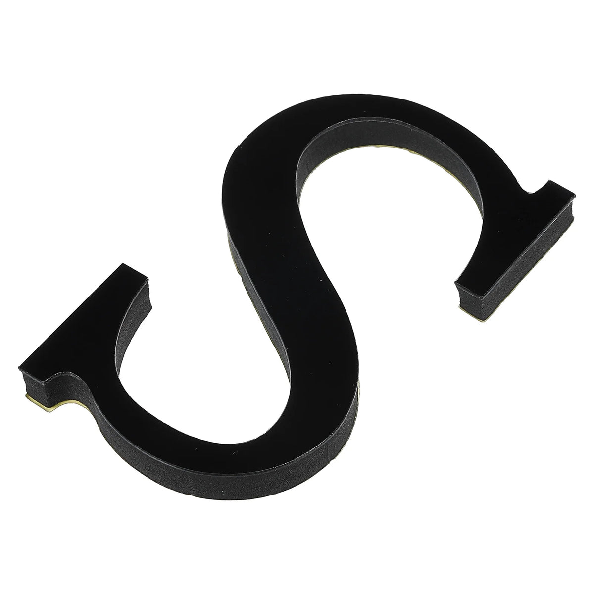 lettre alphabet 3d noir autocollant mural acrylique miroir décoration maison chambre fête murale