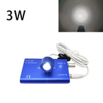 lampe torche led 3w noir rouge bleu argent clip magnétique moderne compact