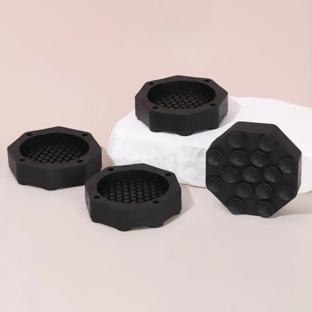 patins anti choc silicone machine repasser antidrapants ventouse noir moderne 6cm rond bosses suction