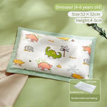 oreiller bébé dessin animé mémoire cou quatre saisons doux coton polyester