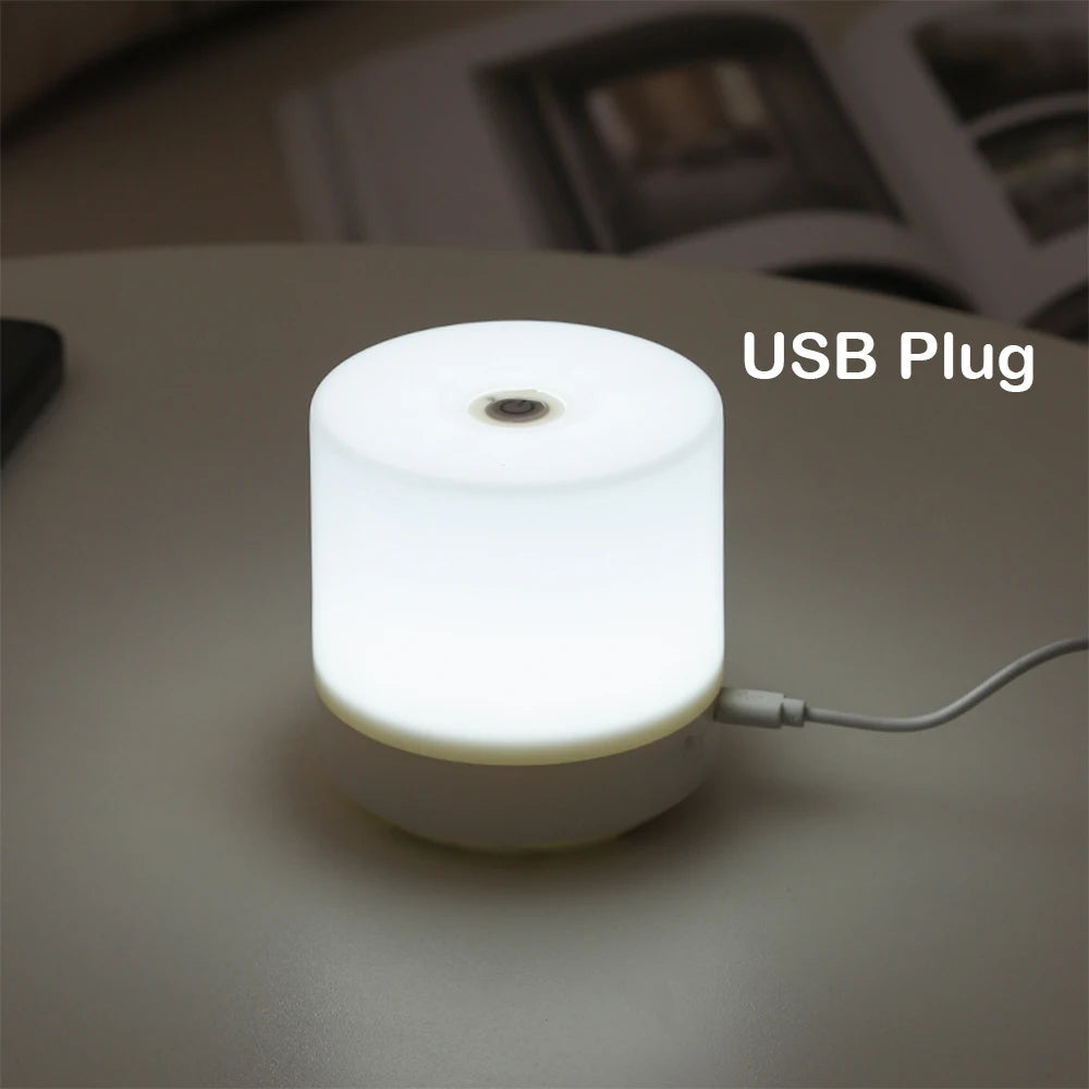 lampe chevet tactile usb blanc moderne ajustement sensoriel trois modes luminosité adjustable blanc naturel